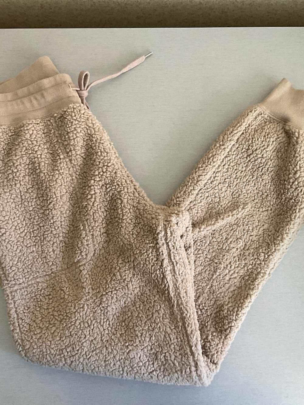 Uniqlo soft and plush Sherpa texture pants